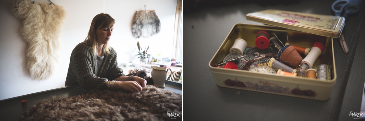 felted sheepskins studio