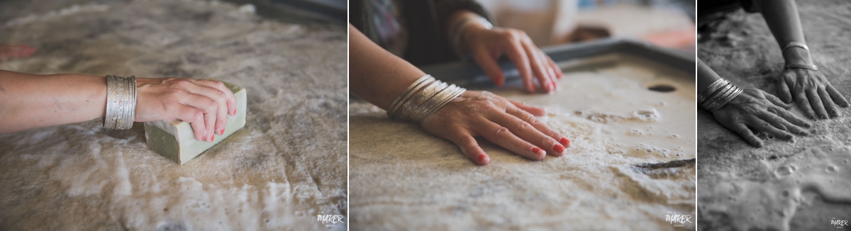 felted sheepskins workshop