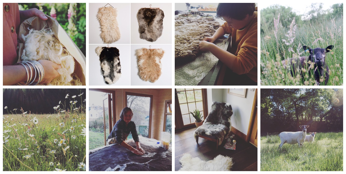 felted sheepskin workshop
