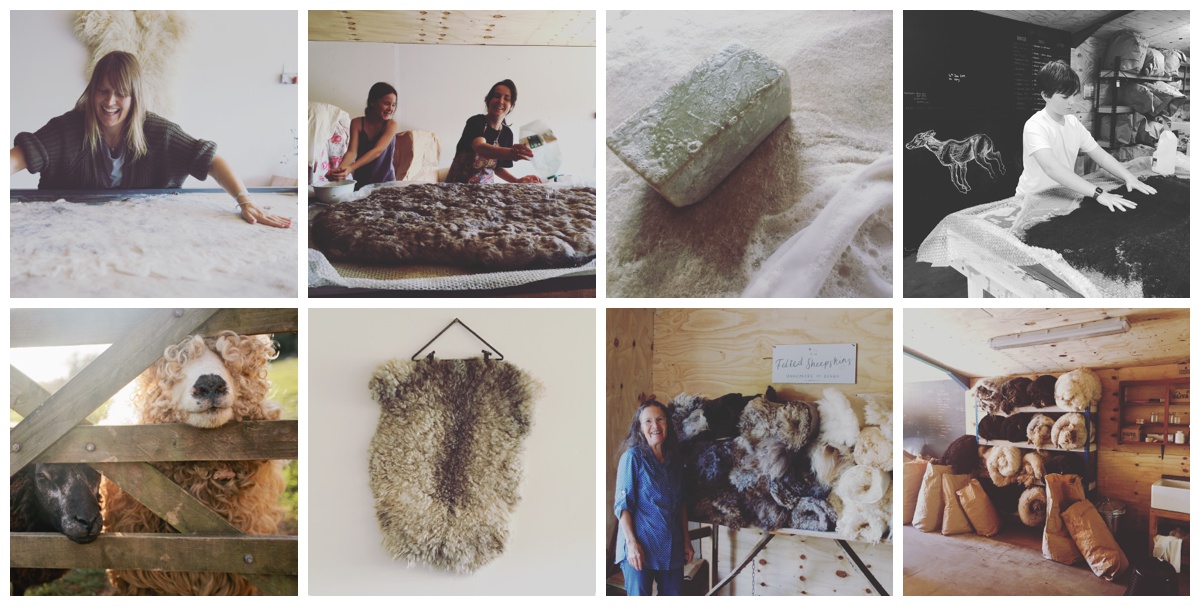 vegetarian sheepskin workshops