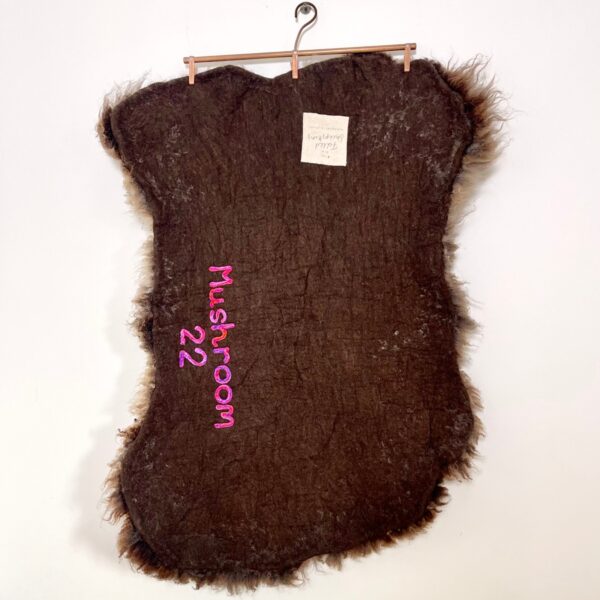 felted sheepskins