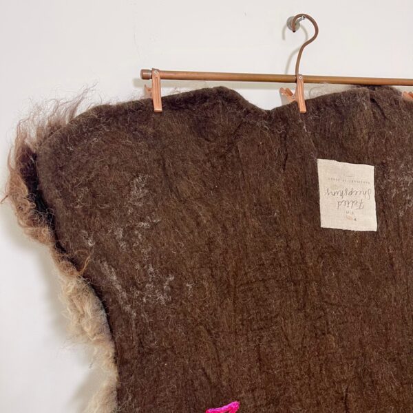 felted sheepskins