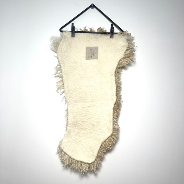 felted sheepskins