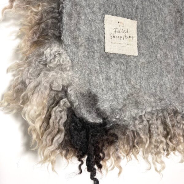 felted sheepskins