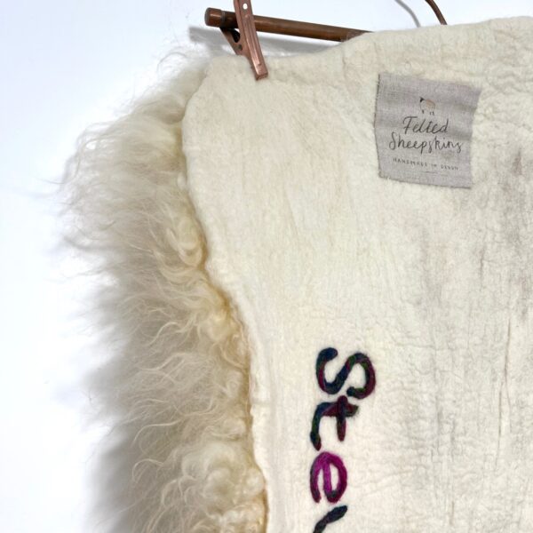 Felted Sheepskin