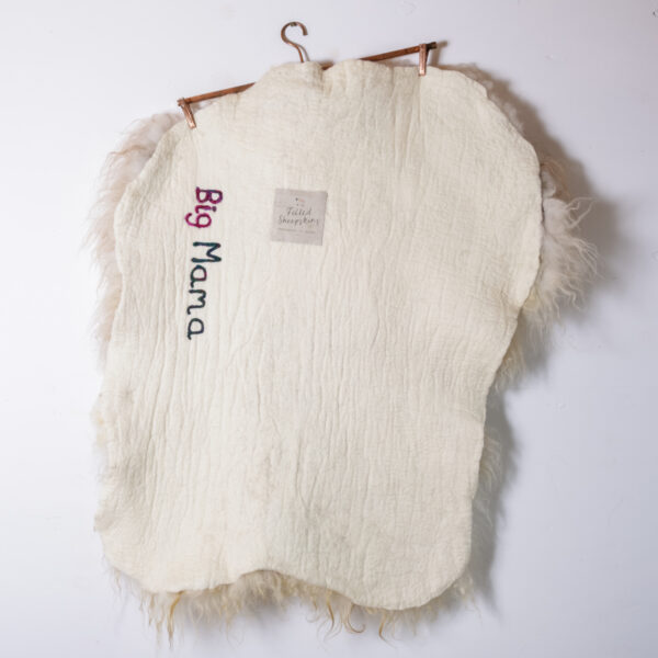 felted sheepskins