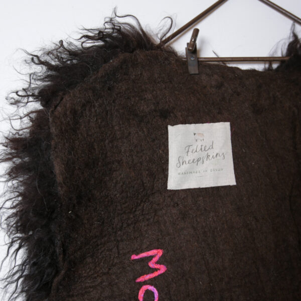 felted sheepskins
