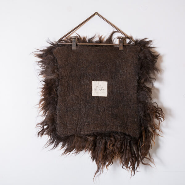 felted sheepskins