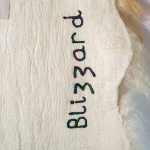 felted sheepskins