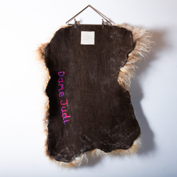 felted sheepskins
