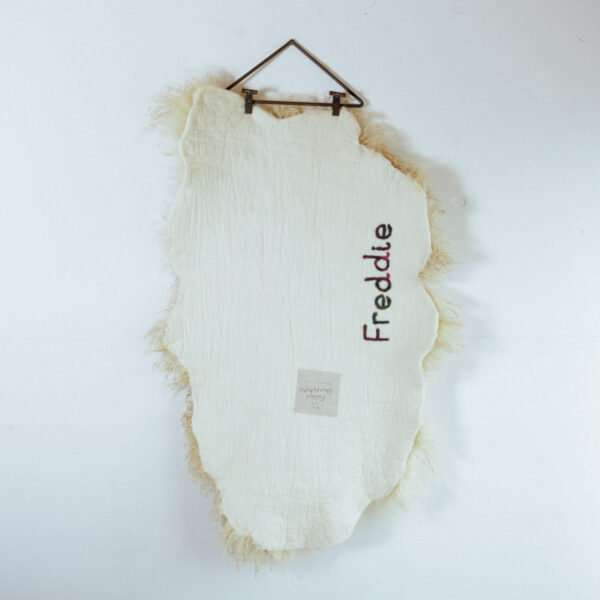 felted sheepskins