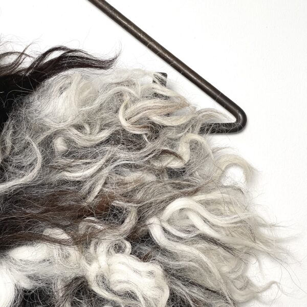 felted sheepskins