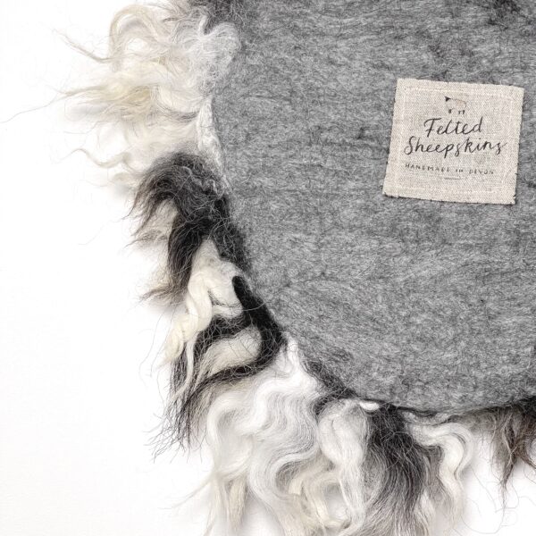 felted sheepskins