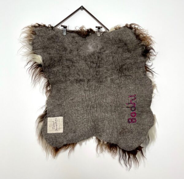 felted sheepskins