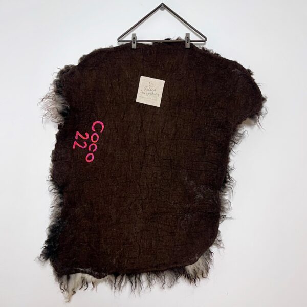 felted sheepskins