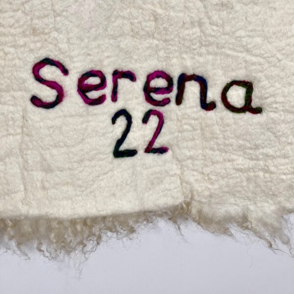 felted sheepskins