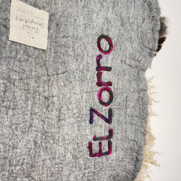 felted sheepskins