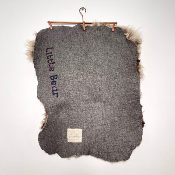 felted sheepskins