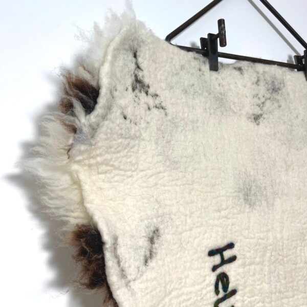 felted sheepskin