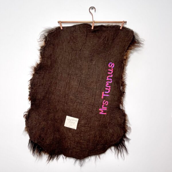 felted sheepskins