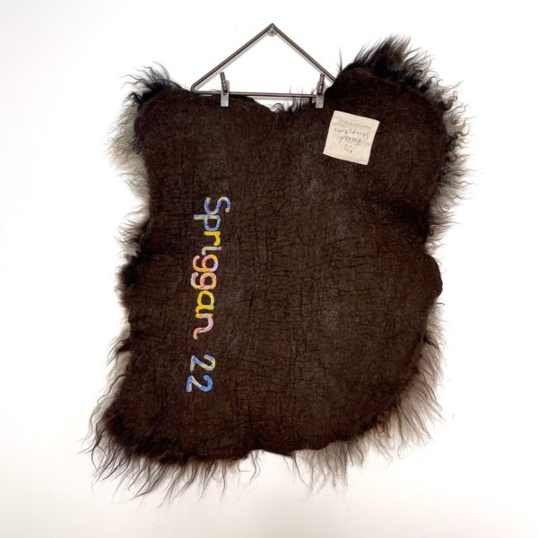 felted sheepskins