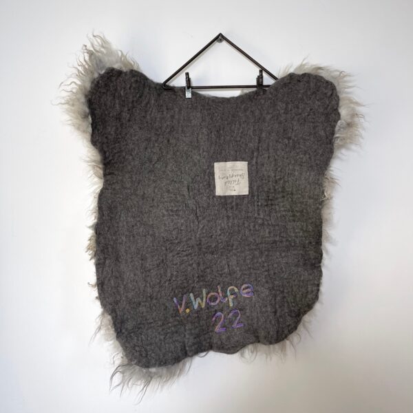 felted sheepskins